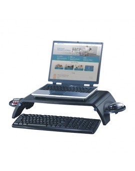 Support informatique avec tiroir